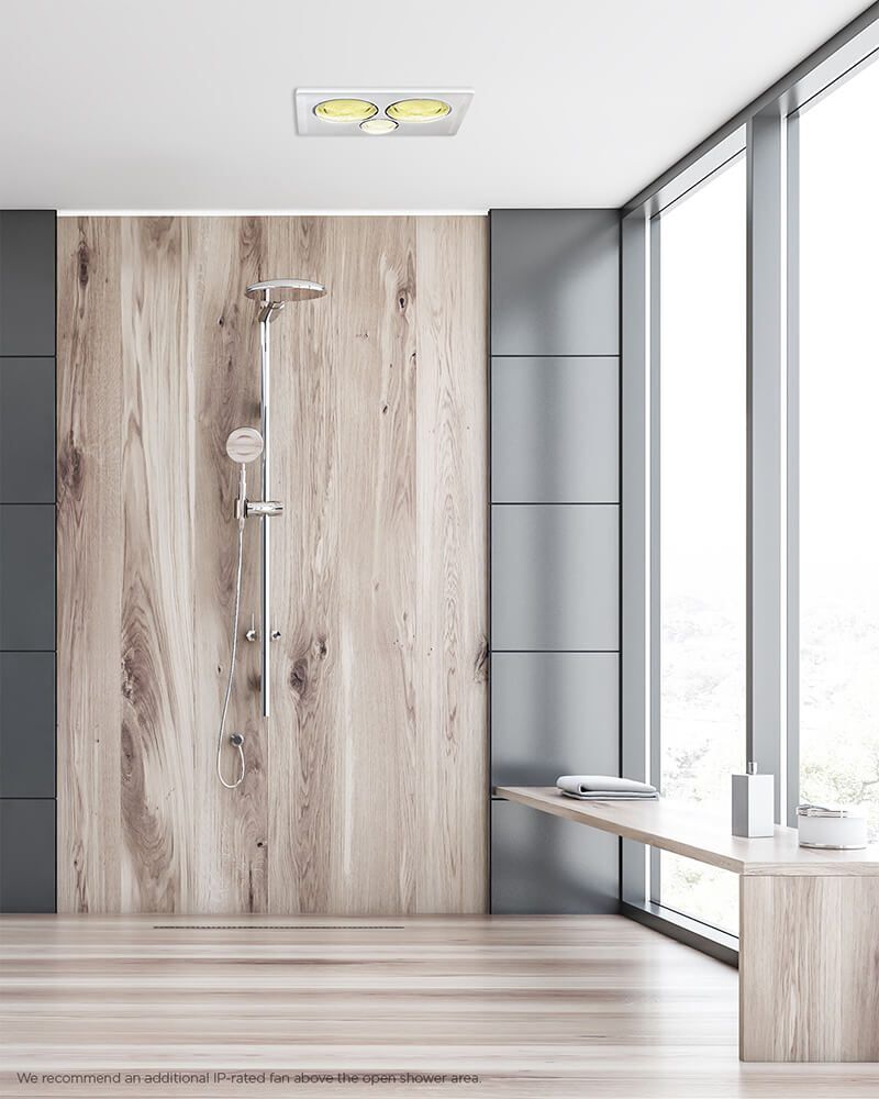 IXL Tastic Triumph 3 in 1 Bathroom Heater, Exhaust Fan & Light