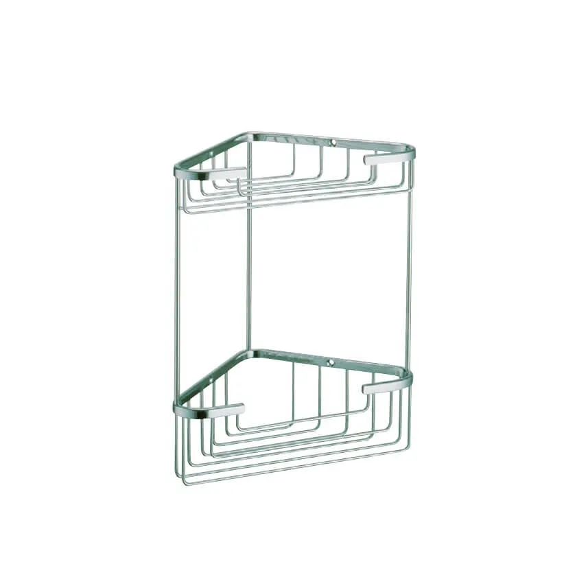 Progetto Tube 2 Tier Corner Wire Basket