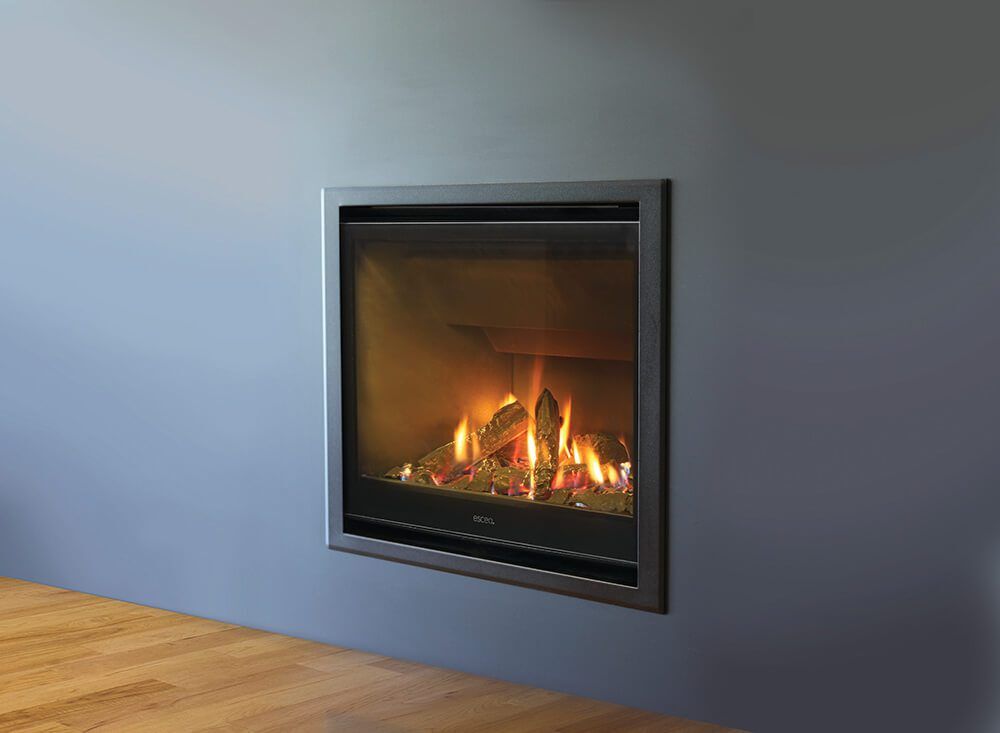 Escea DF700 Indoor Gas Fire Single Sided