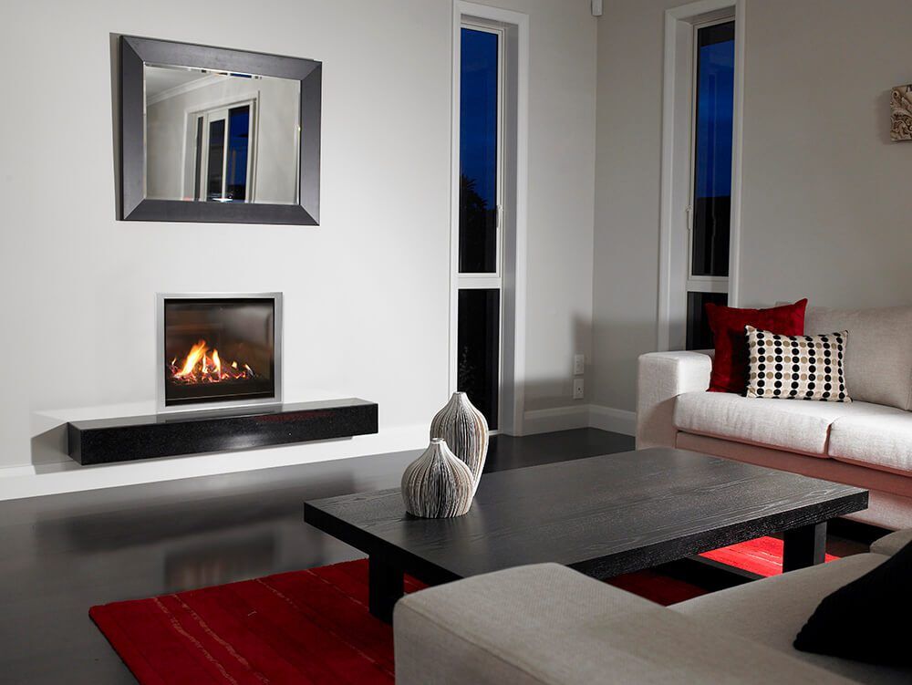 Escea DF700 Indoor Gas Fire Single Sided