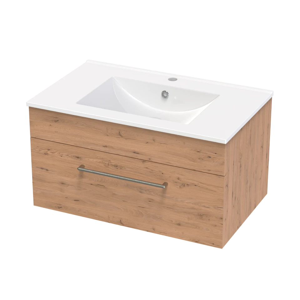 Punch Parker 750 1 Draw Wall Vanity