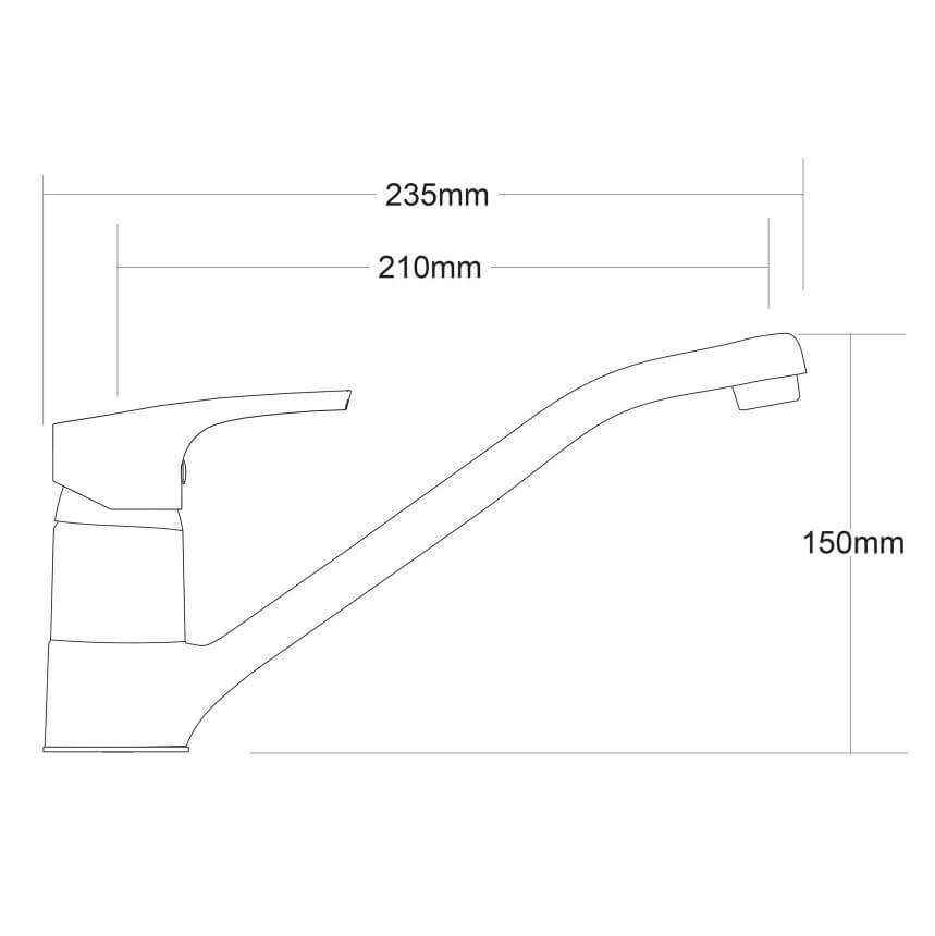 Voda EcoMix Sink Mixer