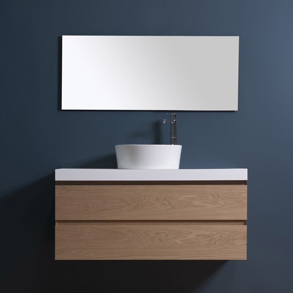 Michel César Tablo 1000 Wall Hung Vanity 2 Drawers (Top/Bottom)