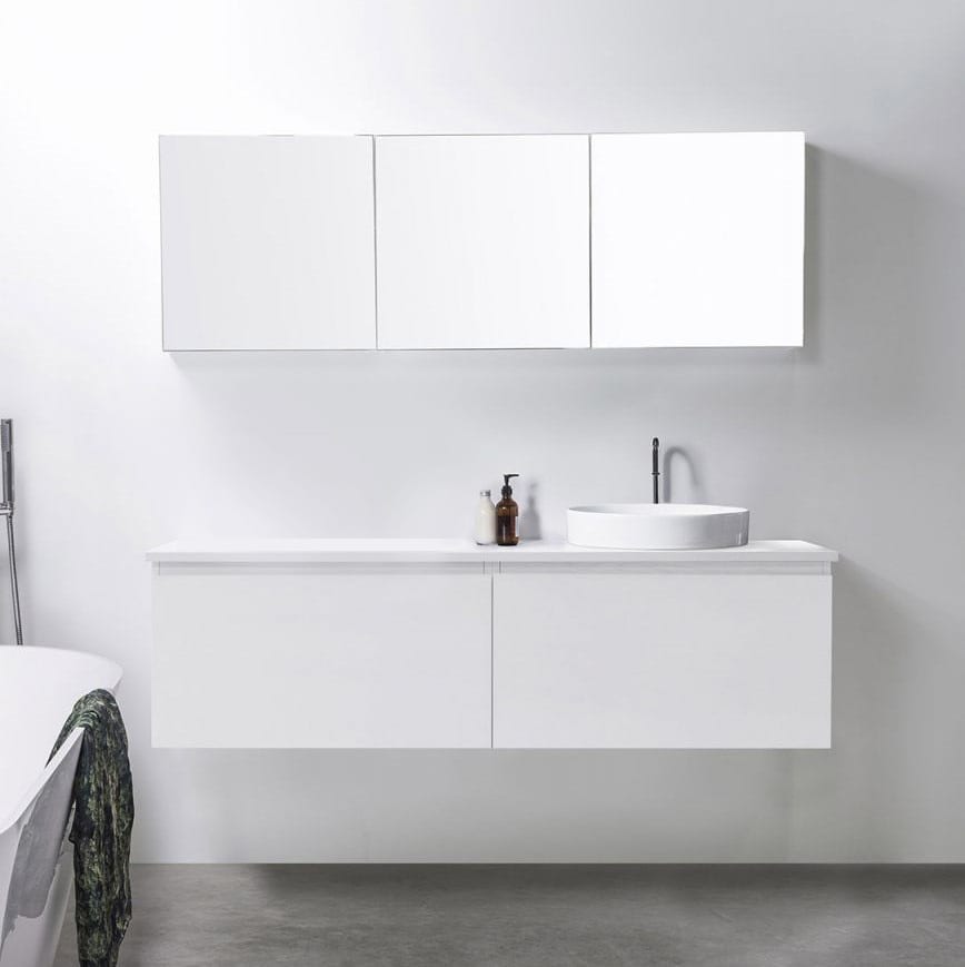 Michel César Tablo 1500 Wall Hung Vanity 2 Drawers (Side-by-side)