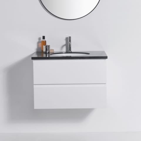 Michel César Tablo 600 Wall Hung Vanity 2 Drawers (Top/Bottom)