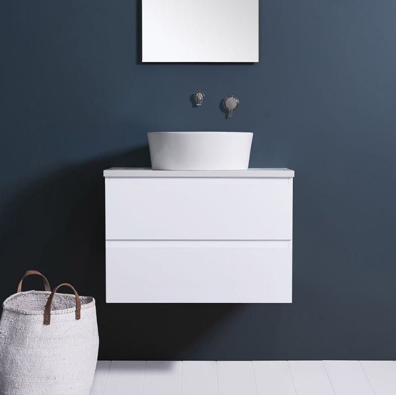 Michel César Tablo 750 Wall Hung Vanity 2 Drawers (Top/Bottom)