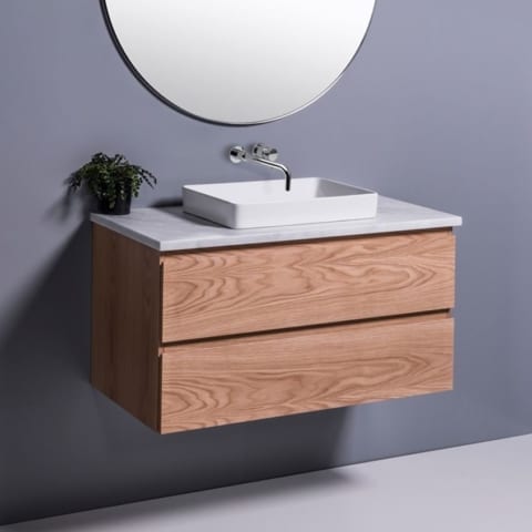 Michel César Tablo 900 Wall Hung Vanity 2 Drawers (Top/Bottom)