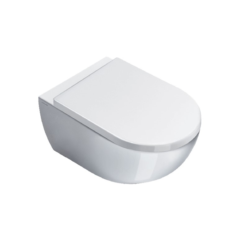 Catalano Sfera 54 Rimless Wall Hung Toilet with Thick Seat