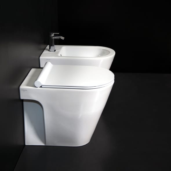 Catalano Zero 55 Floor Mount Toilet with Slim Seat