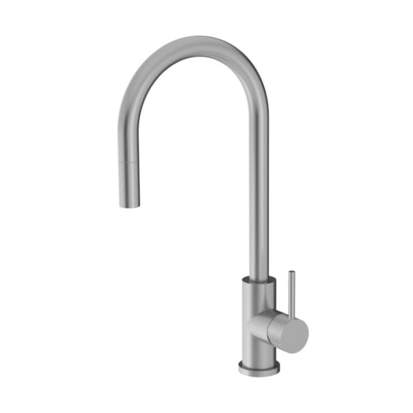 Progetto Oli 316 Kitchen Mixer Round Spout Pull Out Spray with Linea Handle