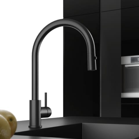 Progetto Buddy Kitchen Mixer Round Spout with Pull Out Spray