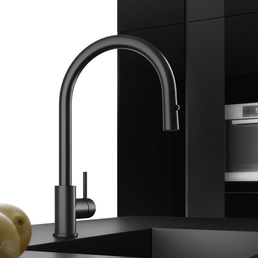 Progetto Buddy Kitchen Mixer Round Spout with Pull Out Spray