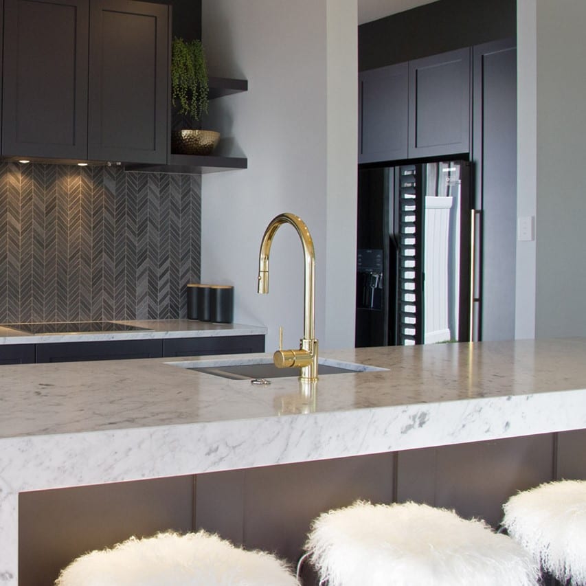 Progetto Buddy Kitchen Mixer Round Spout with Pull Out Spray