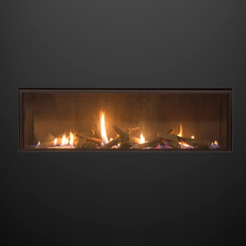 Escea DS1400 Frameless Indoor Gas Fire Single Sided