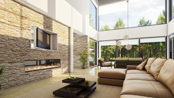 Escea DX1500 Multiroom Single Sided Gas Fireplace