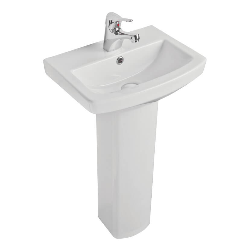 Progetto Evo 46 Round Basin & Pedestal