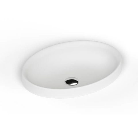 St Michel Dignity Matte White Inset Basin