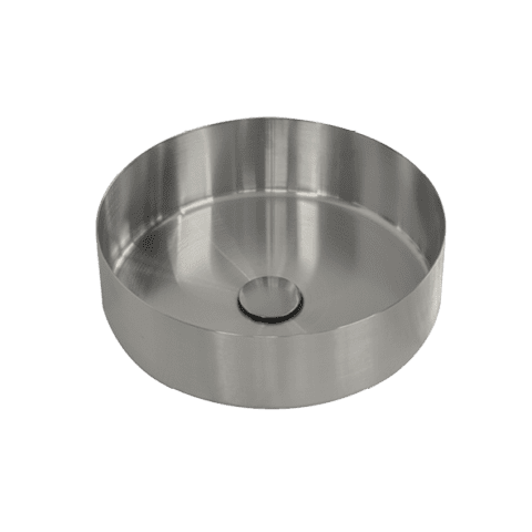 Progetto Oli Round Stainless Steel Vessel Basin