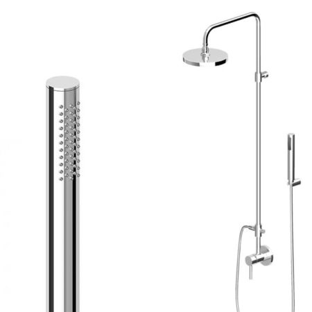 Zucchetti Pan Shower Column, Mixer & Handpiece