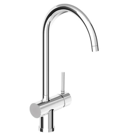 Zucchetti Pan Gooseneck Kitchen Mixer Swivel Spout