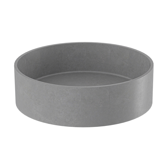 Elementi BARE Concrete Round Vessel Basin 380 X 380