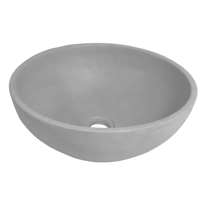 Elementi BARE Concrete Round Vessel Basin 400 X 400