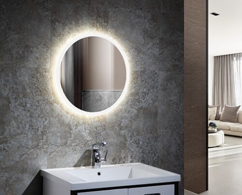 Trendy Round LED Mirror