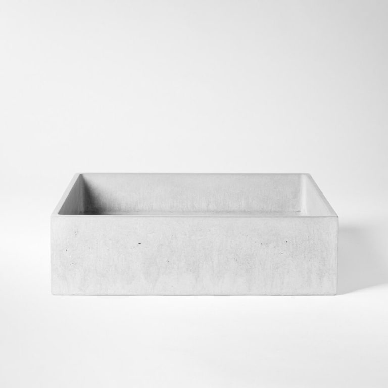 Meek Simple Rectangle Vessel Basin | Harrison Bloy