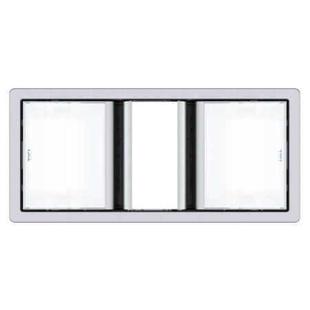 IXL Tastic Luminate Dual 3 in 1 Bathroom Heater, Exhaust Fan & Light - Silver