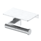 Pin Toilet Roll Holder w Shelf BN