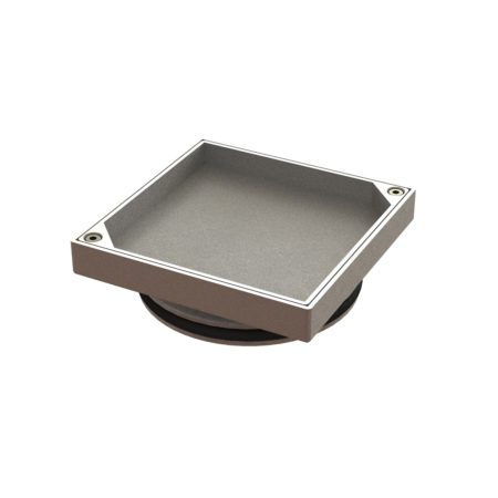 F/W Bermuda Tile Insert Clear Out Sq Chrome