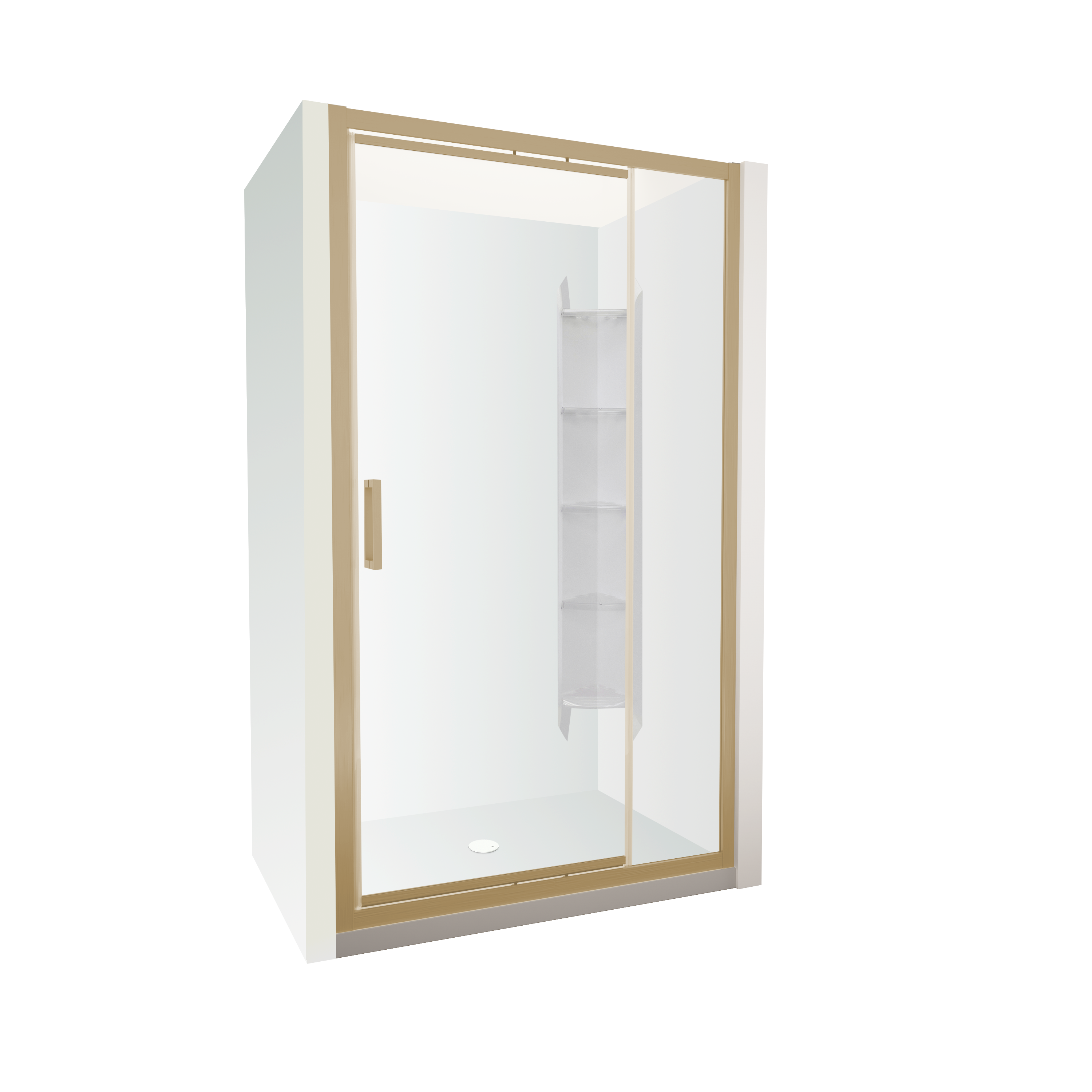 Tivoli InSwing Alcove Rectangular Shower, 1200x1000mm - Image 2