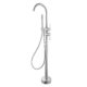 Lusso Fl Stand Bath Mixer with Hand Shower Brushed Nickel