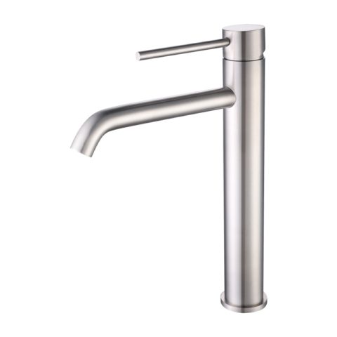 Enya Lusso Tall Basin Mixer Brushed Nickel