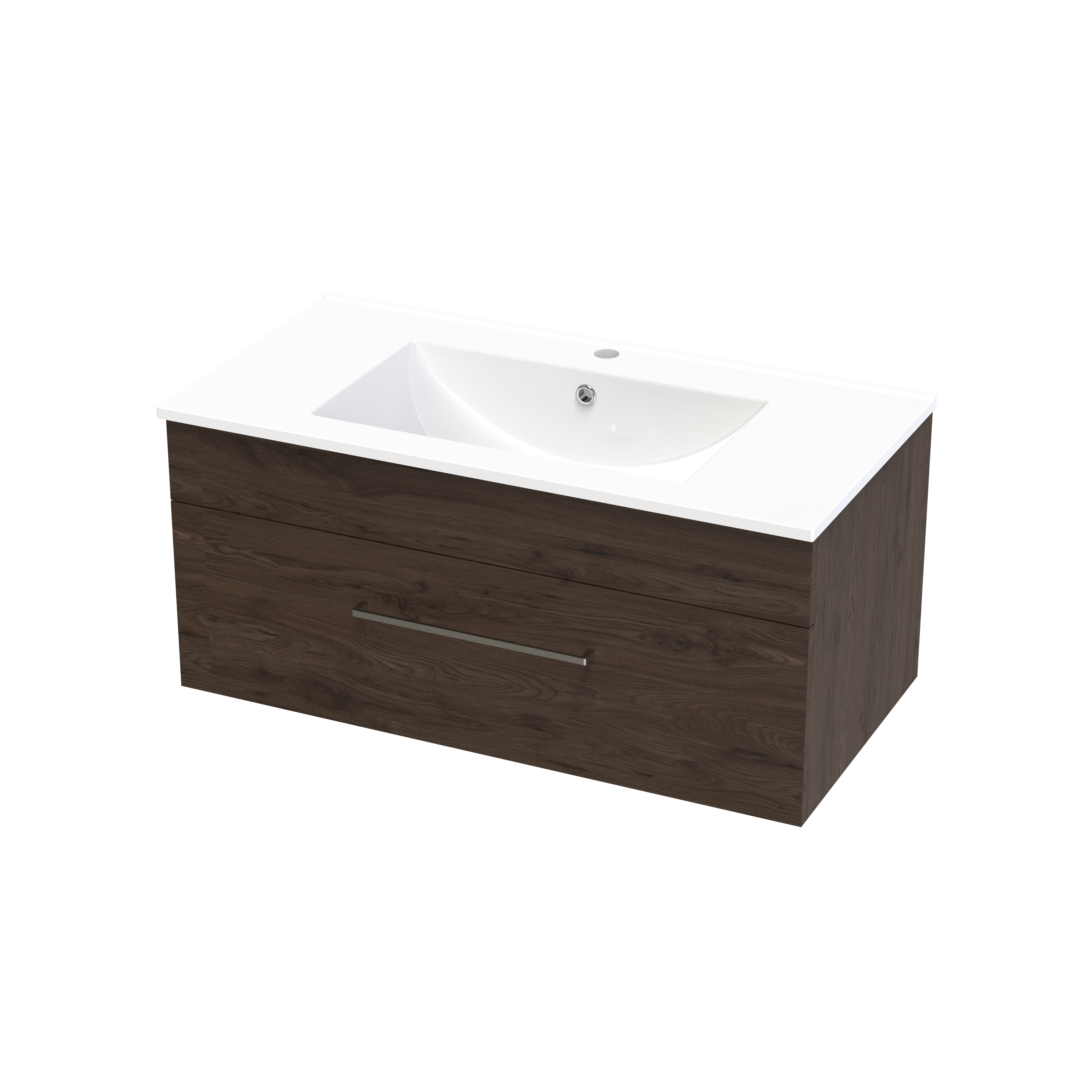 Punch Parker 900 1 Draw Wall Vanity