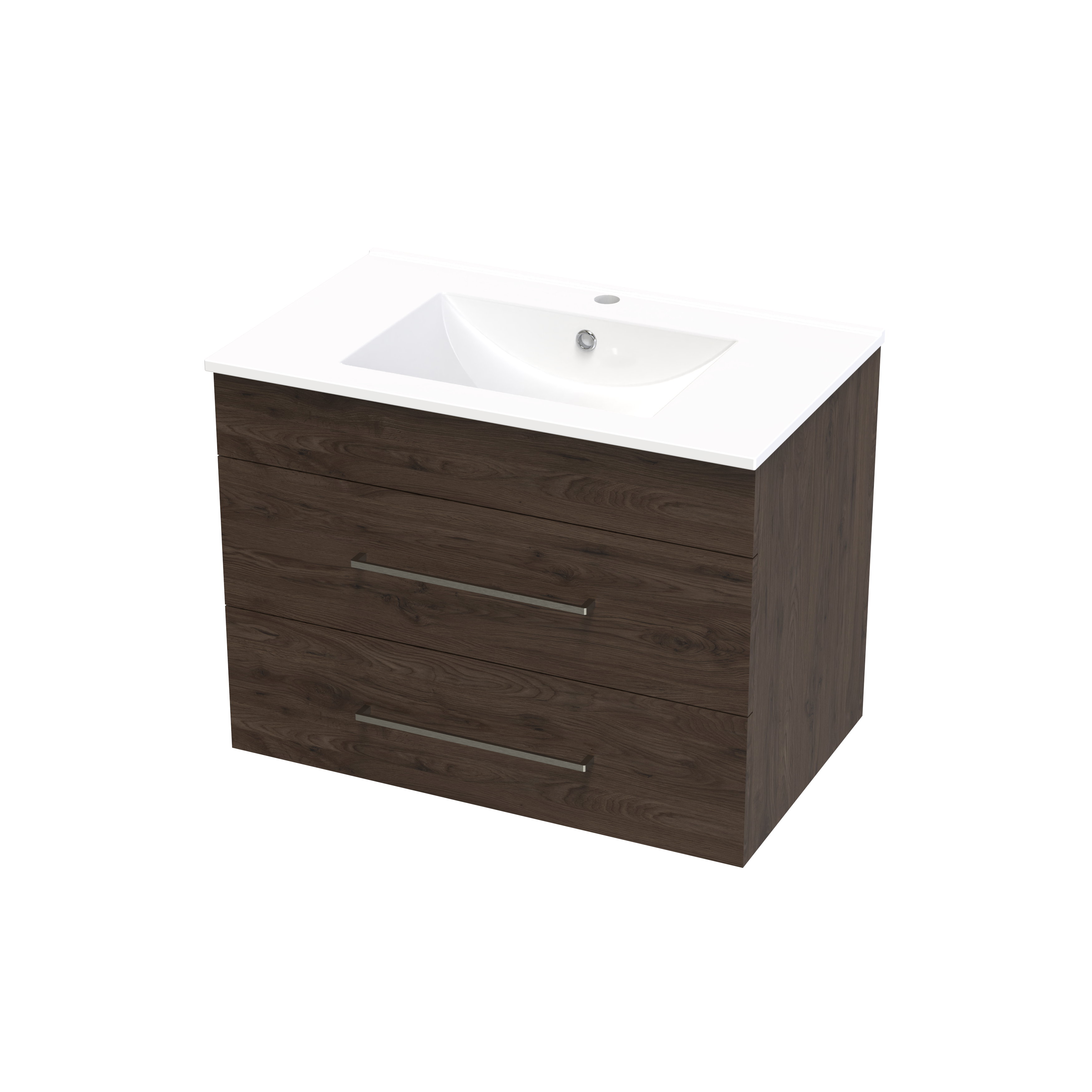 Punch Parker 750 2 Draw Wall Vanity