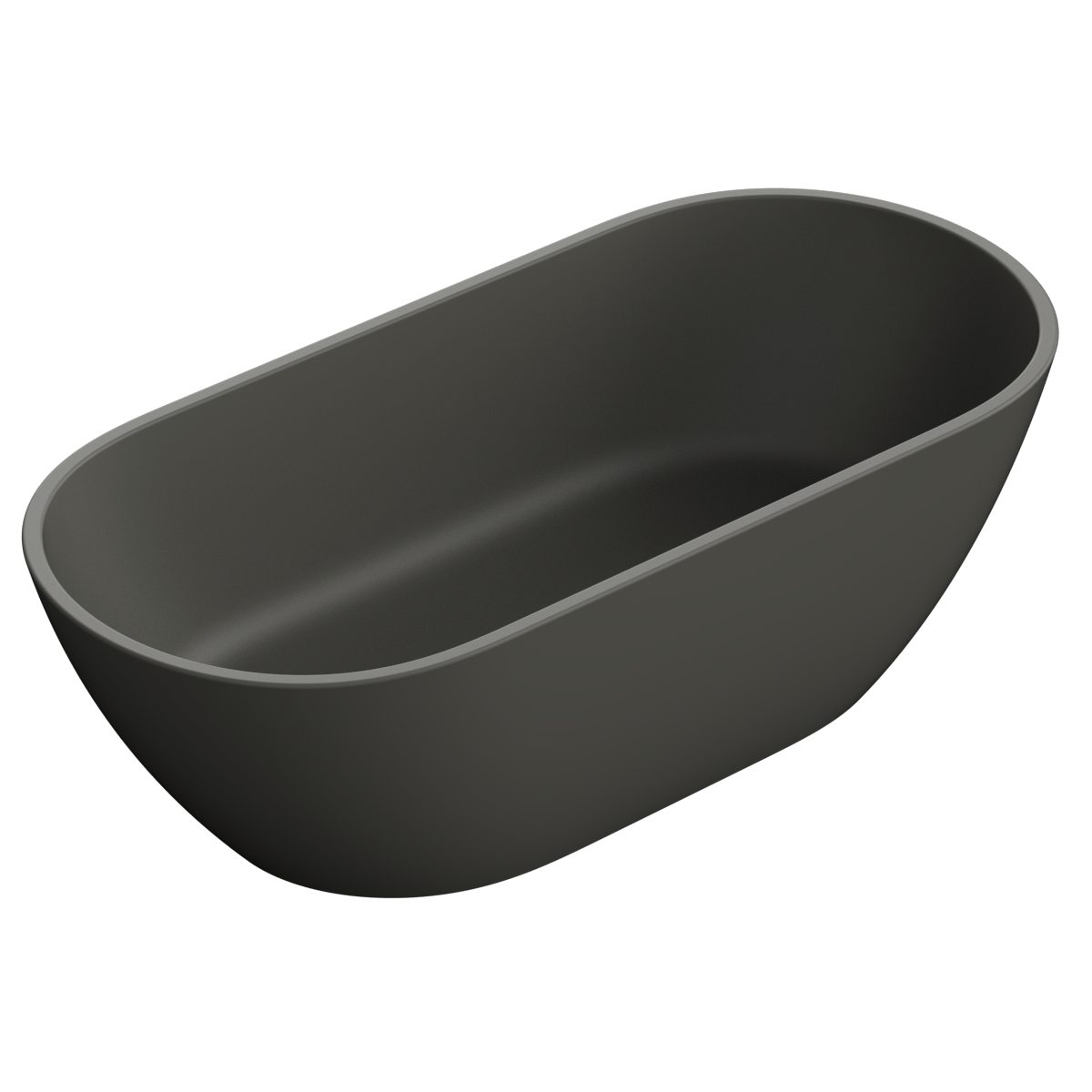 Oasis 1800 Freestanding Bath - Basalt