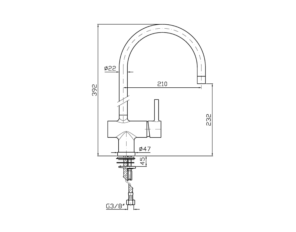 Pan S Kitchen Mixer - Image 2
