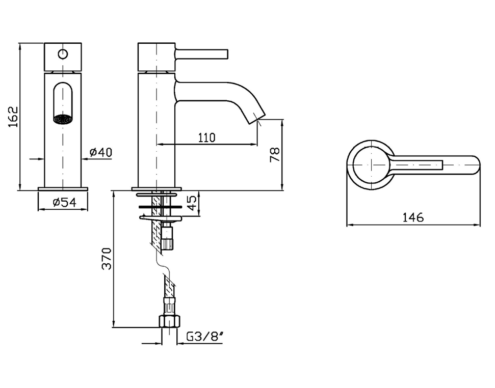 Pan S Basin Mixer - Image 2