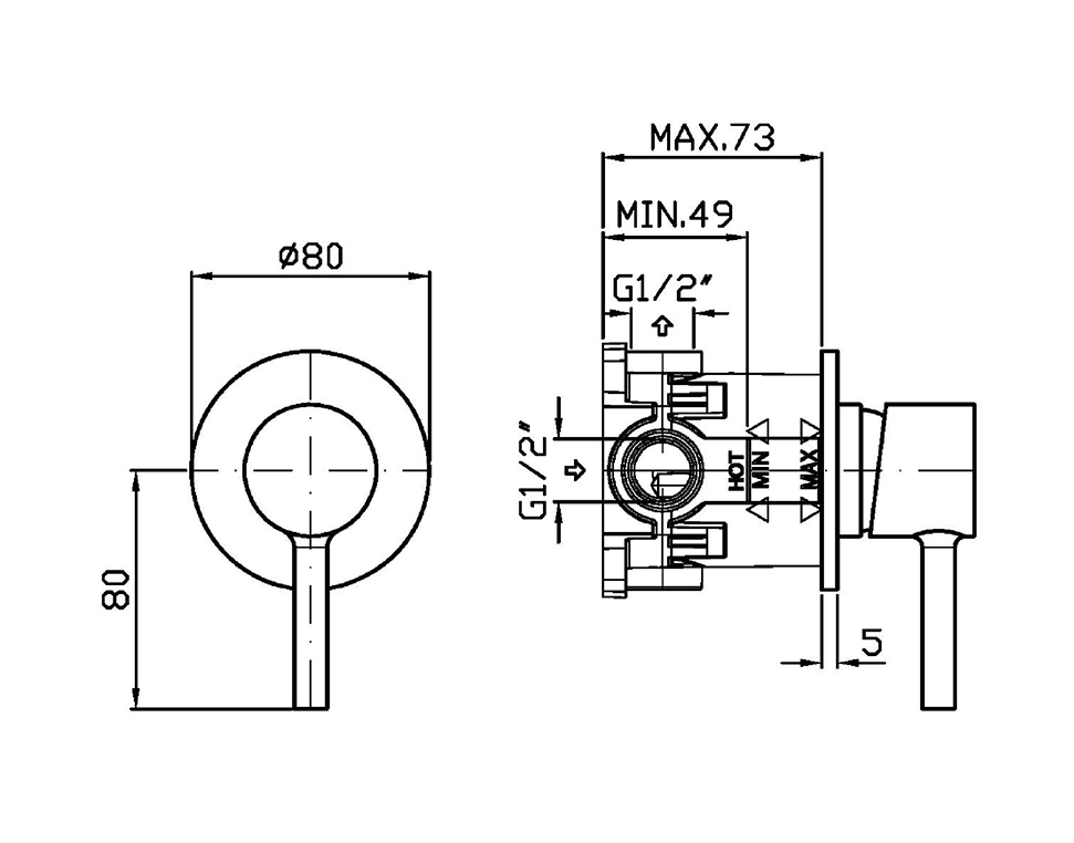 Pan S Shower Mixer - Image 2
