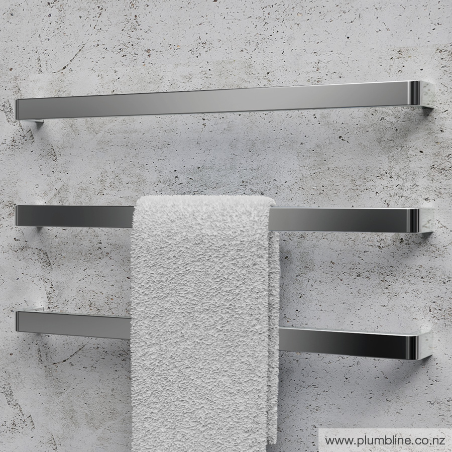 Curv 770 Heated Towel Rail - Gunmetal