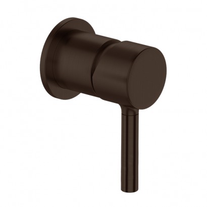 Zucchetti Pan Shower Mixer 60mm Flange, Brushed Chocolate