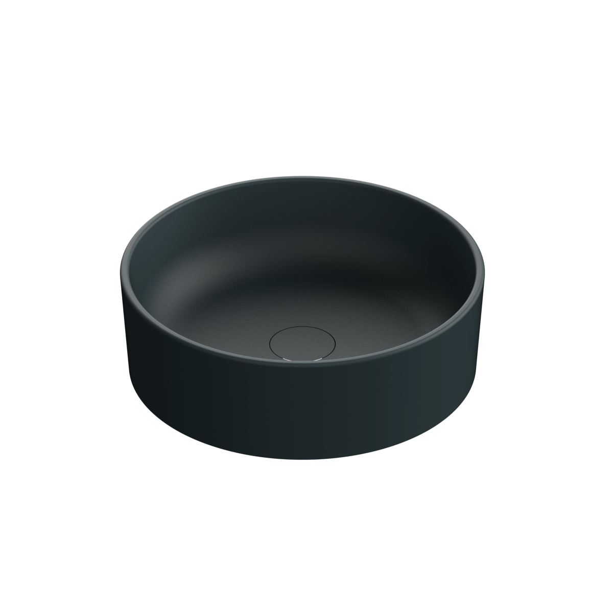 Oasis 400 Rnd Vessel Basin Lake Blue